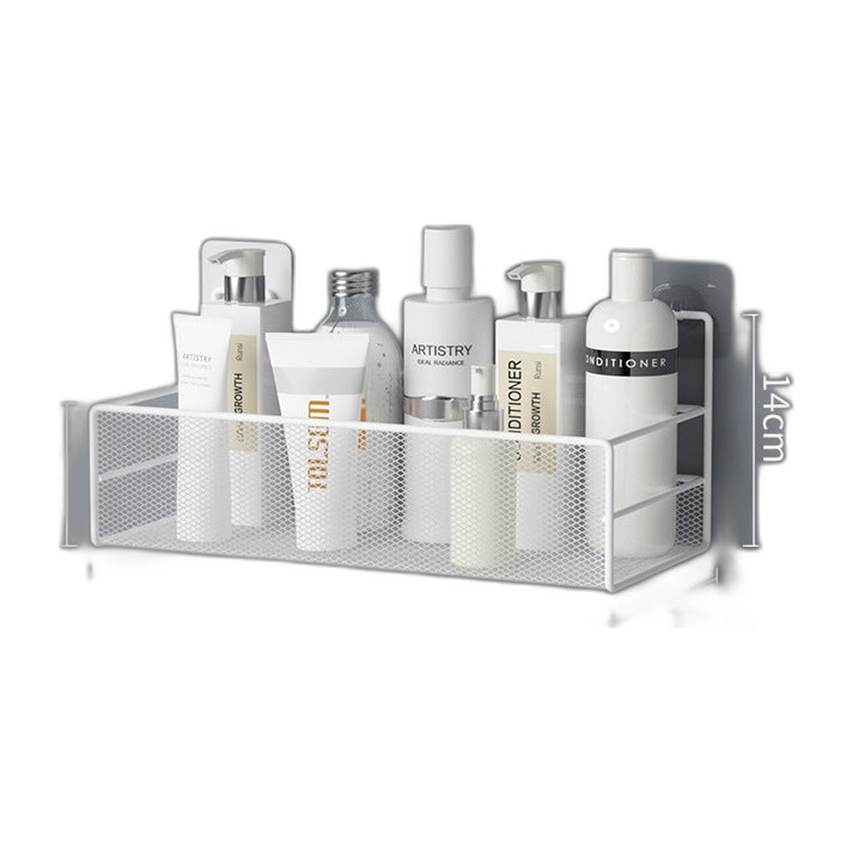 No Drill Bathroom Shower Shelf
